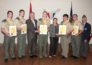 Boy Scout Troop 200 Honors Eagle Scouts 