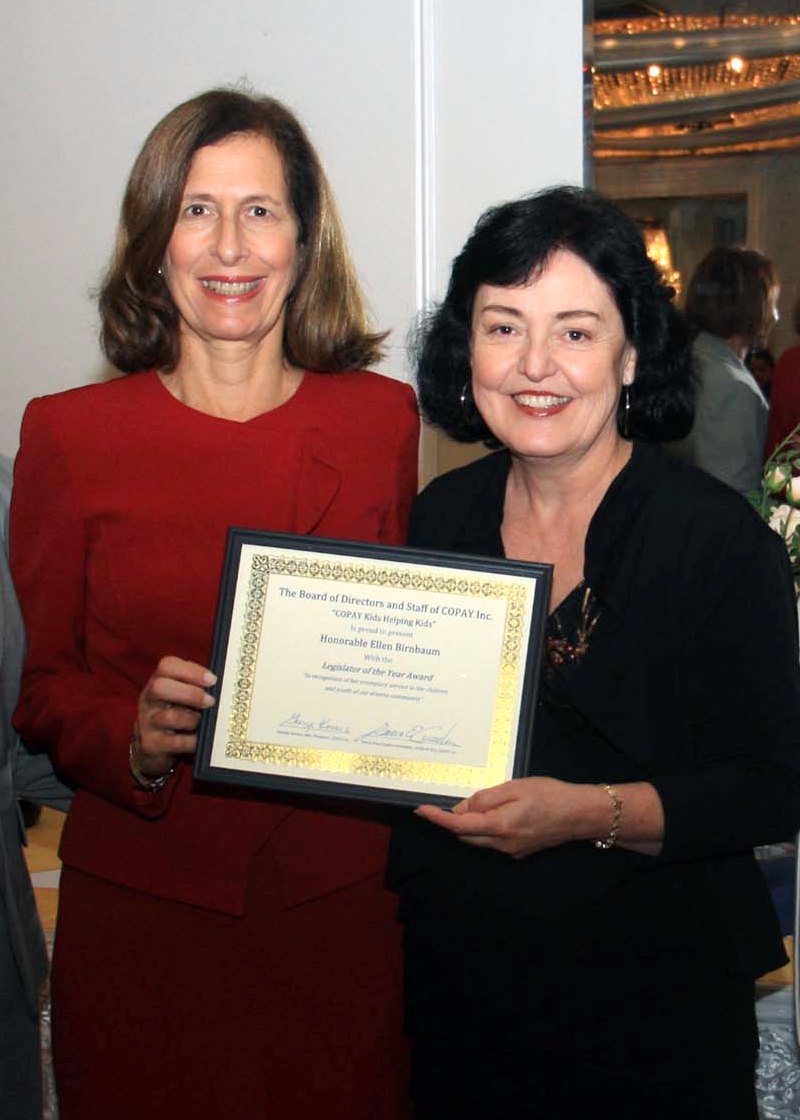 Nassau County Legislator Ellen W. Birnbaum with COPAY CEO Maria Elisa Cuadra