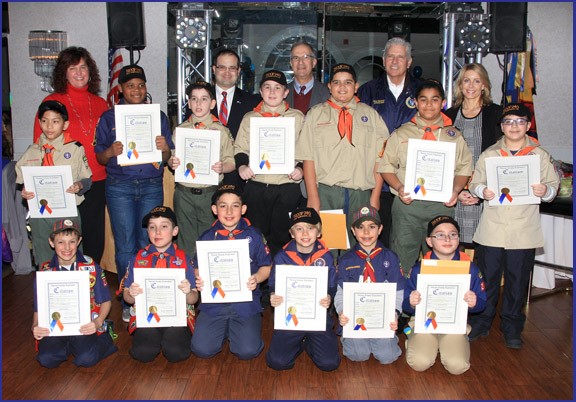 LEGISLATOR SCHAEFER HONORS SCOUTS INDUCTED  TO THE ORDER OF THE ARROW